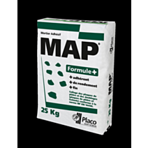 Mortier adhésif MAP® 25kg Formule+ - PLACO®